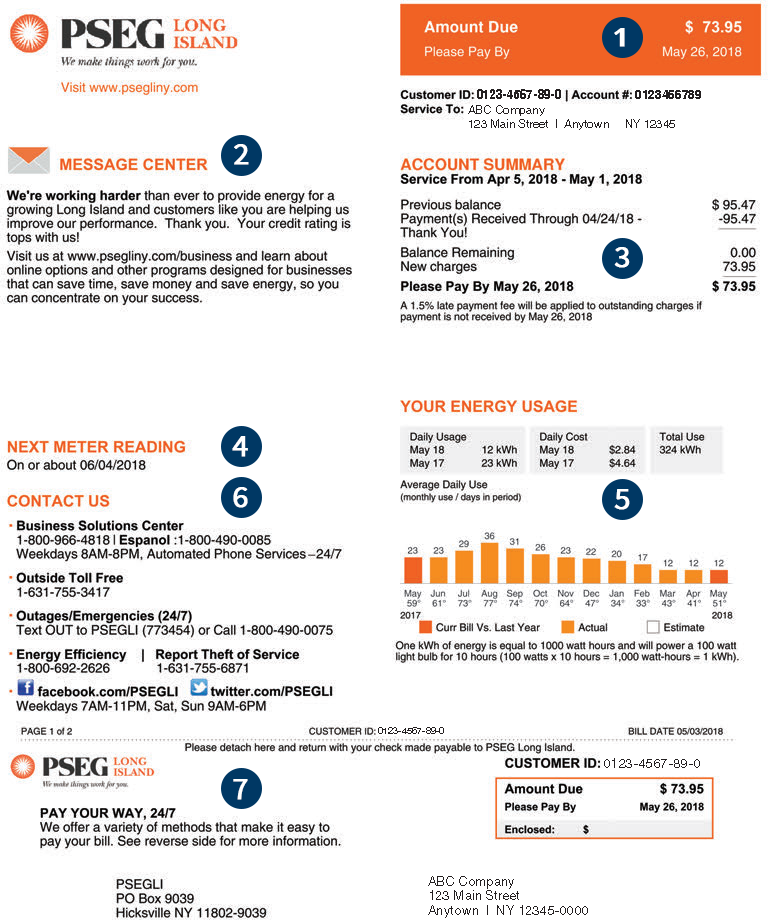 Understanding Your Bill - PSEG Long Island